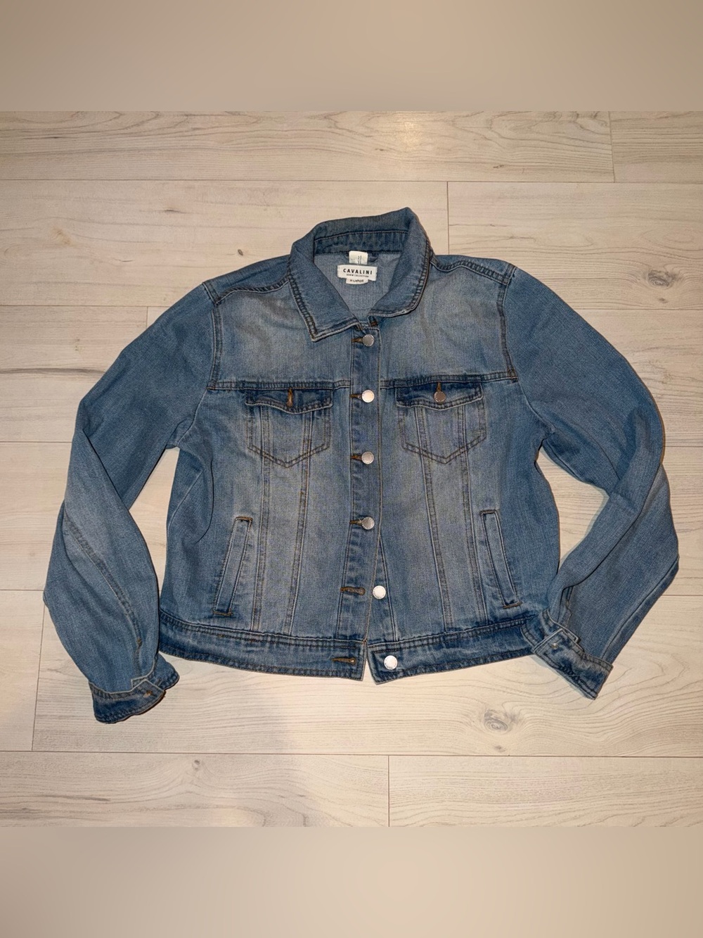 Cavalini Light Blue Denim Jacket XL